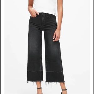 Banana Republic high-rise wide-leg crop